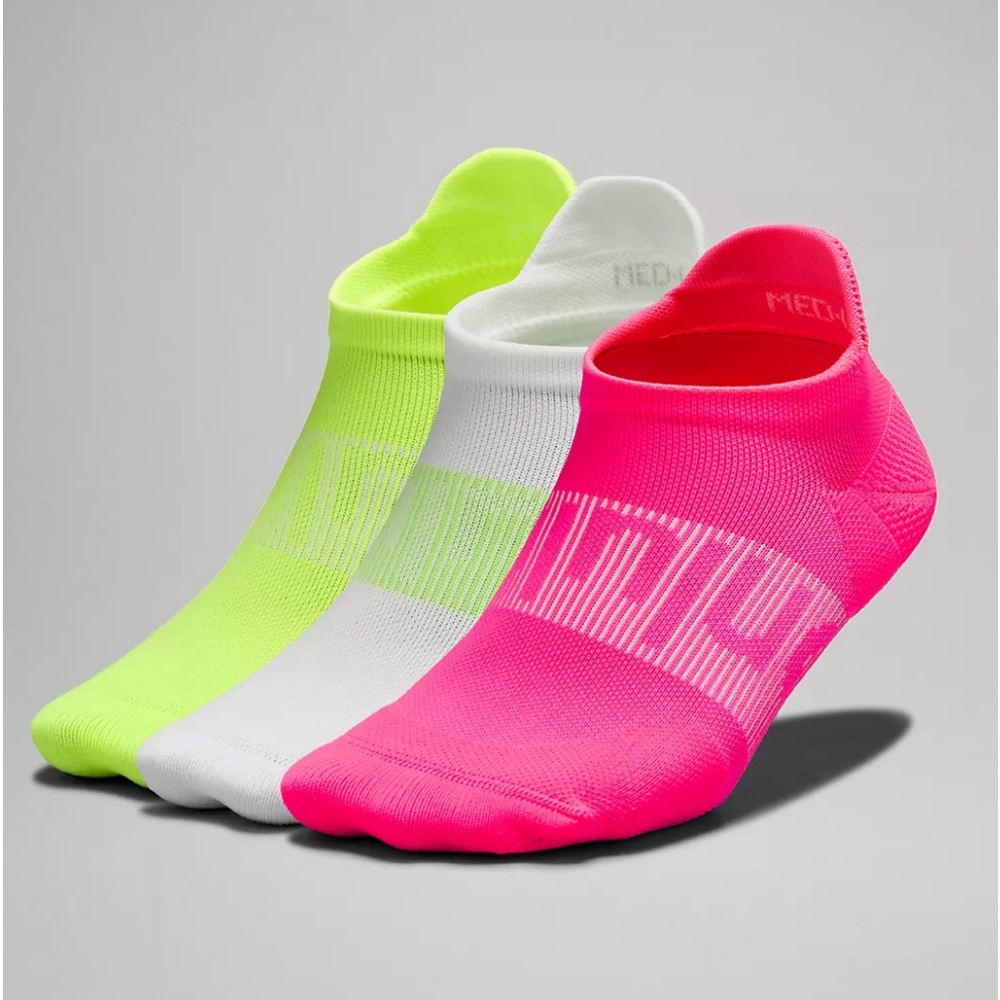 SOLD OUT on All! NWT lululemon Power Tab Socks 3pack in size Med and additional - Picture 1 of 14